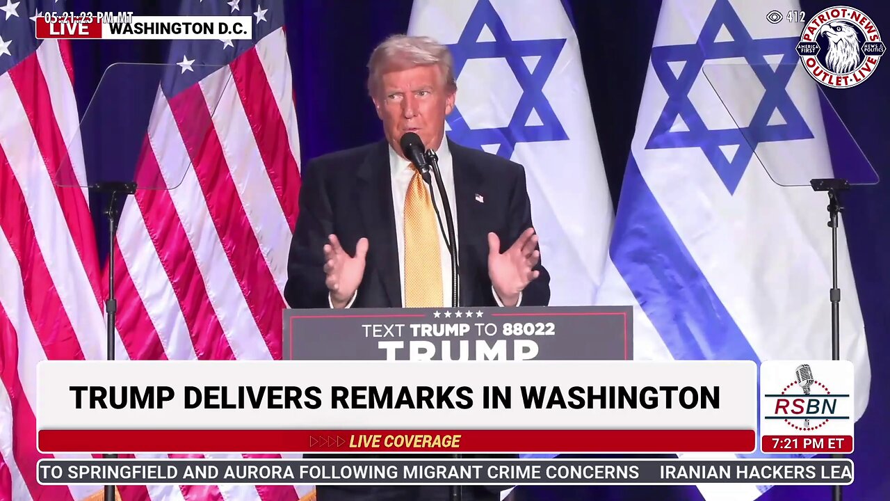 REPLAY: President Trump Speaks at Fighting Anti-Semitism Event | 09-19-2024