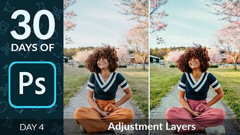 How to Use Adjustment Layers in Photoshop | Day 4