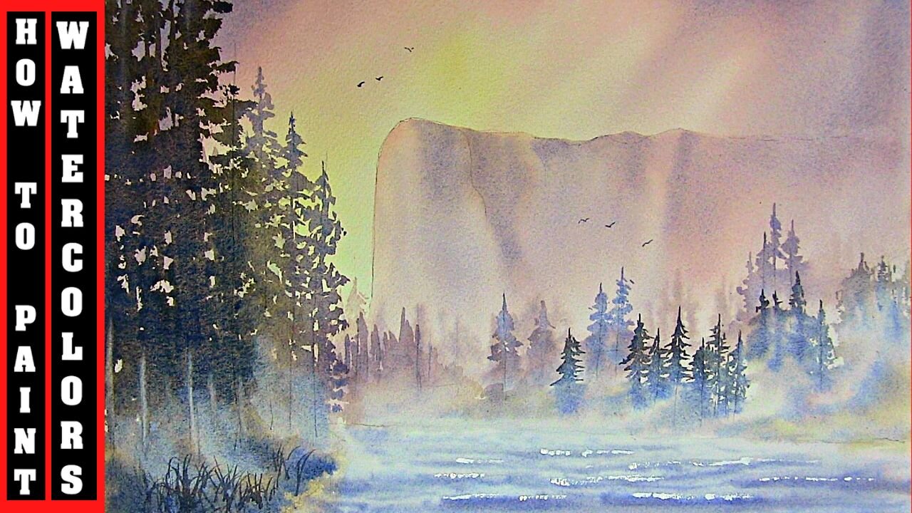 PAINTING MISTY LANDSCAPES IN WATERCOLOR