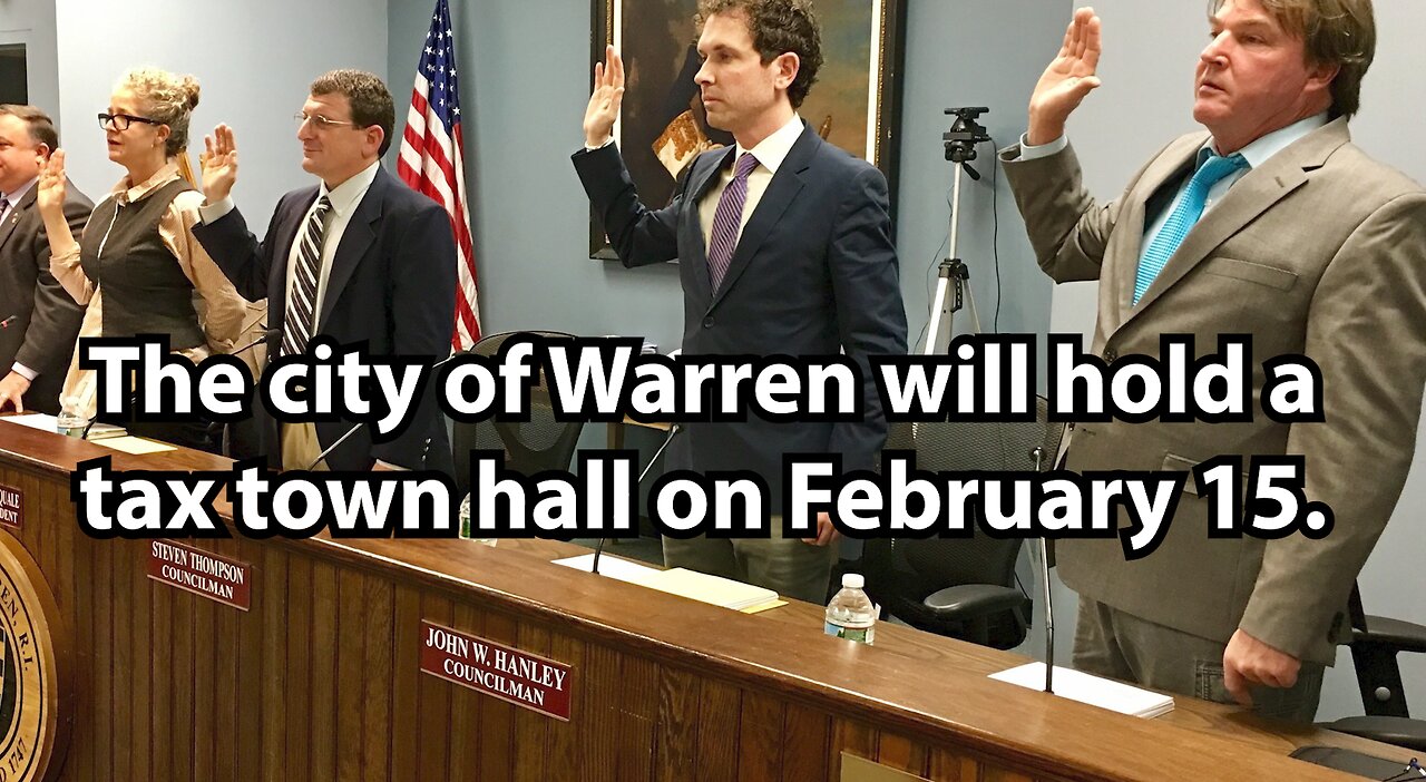 The city of Warren will hold a tax town hall on February 15.