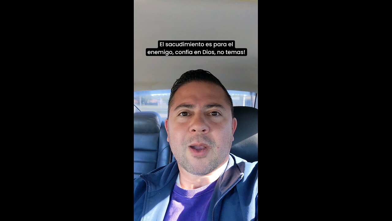 El sacudimiento es para el enemigo, confía en Dios, no temas!