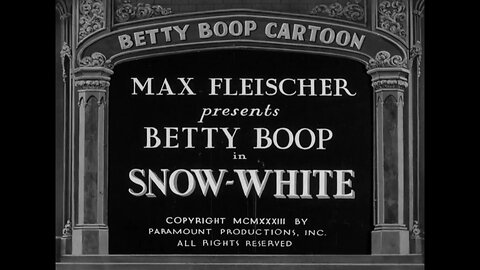 Betty Boop - "Snow White"