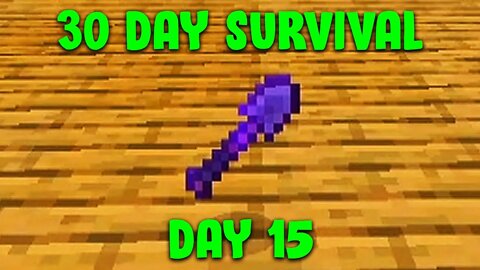 The Netherite Shovel Doesn't Look As Cool As I Thought | Minecraft - 30 Day Survival Day #15