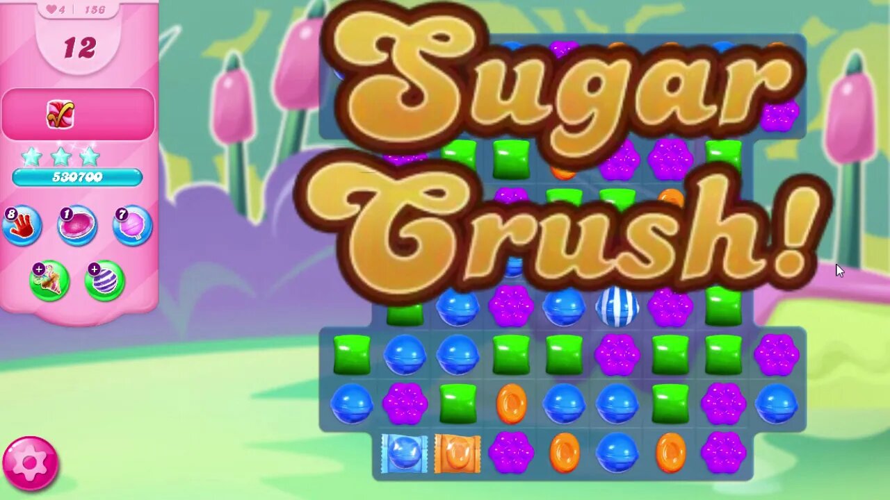 Candy Crush Saga Level 156