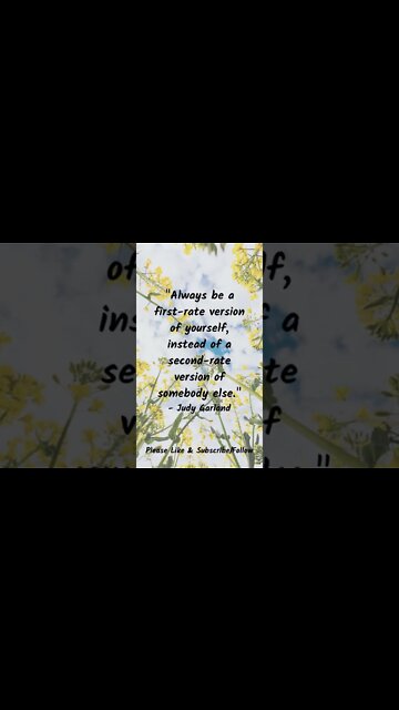 Be a First Rate Version