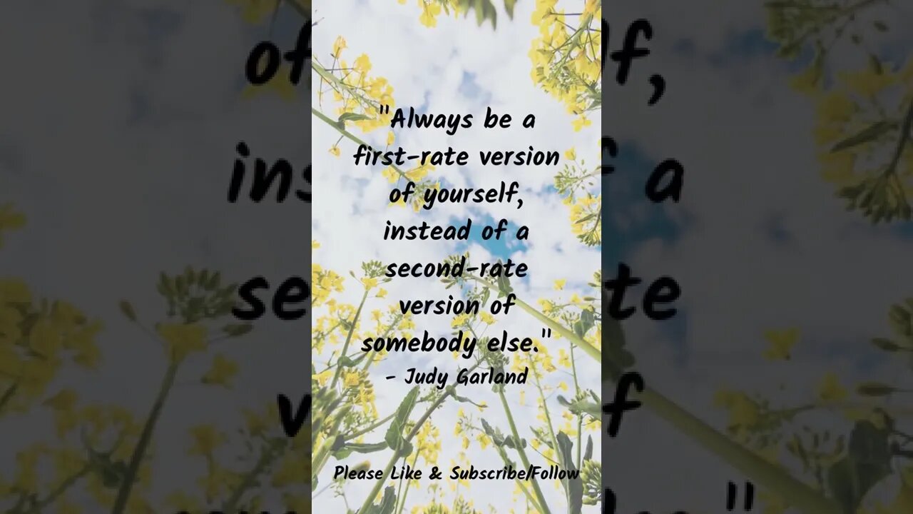 Be a First Rate Version