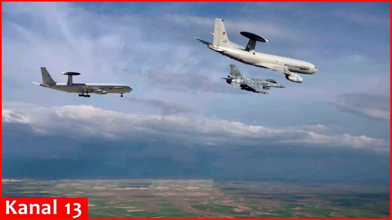 NATO early warning aircraft over Poland collect data for Ukraine