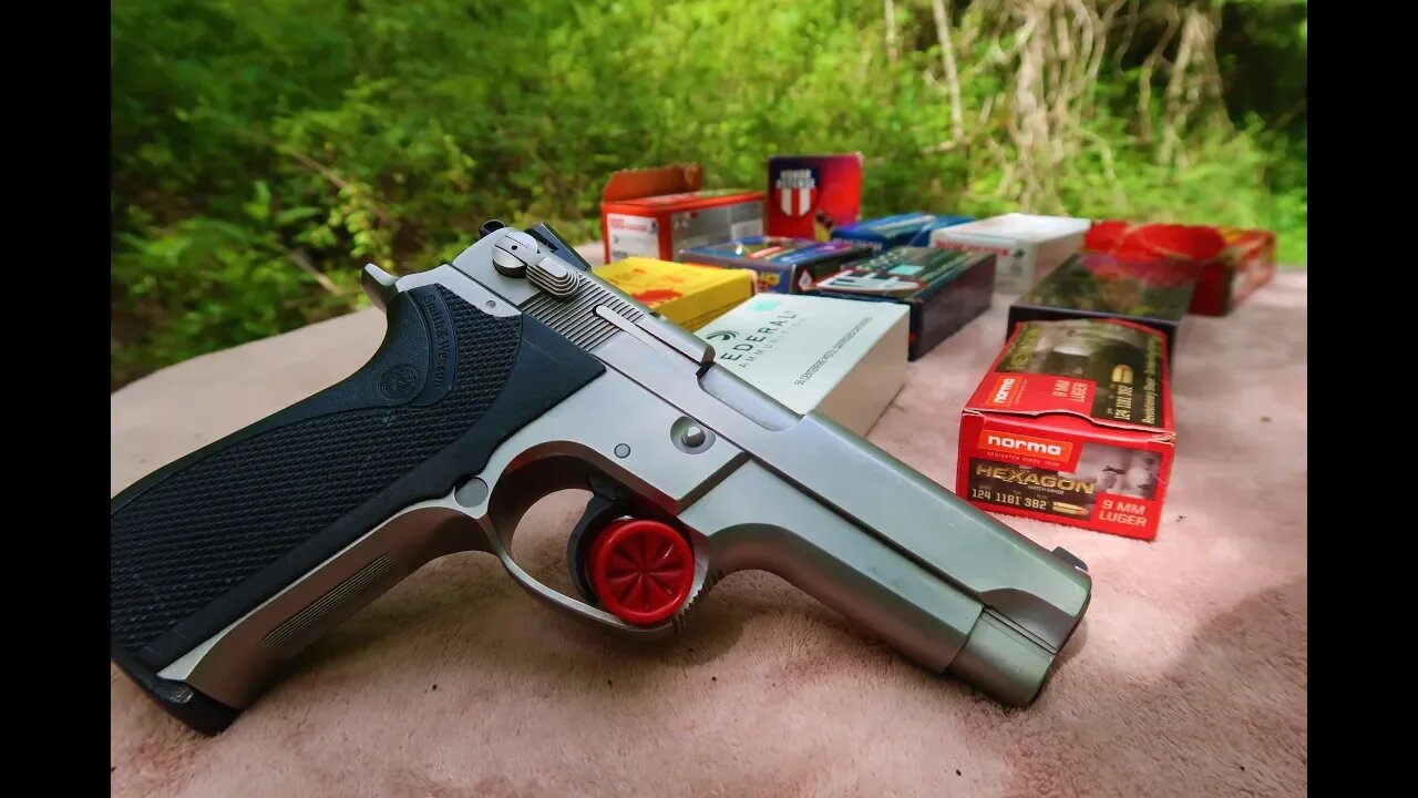 S&W Model 5906 9mm Pistol - AMMO TEST