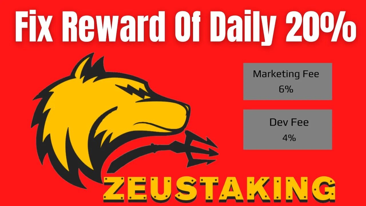 Zeustaking Review | BUSD Fixed 20% ROI | Launching 11AM EST 18/08/2022