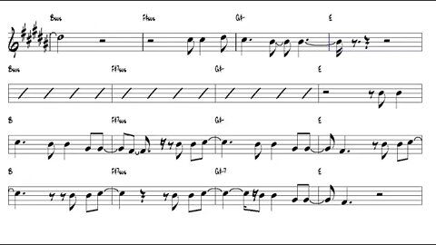 With Or Without You U2 Alto Sax