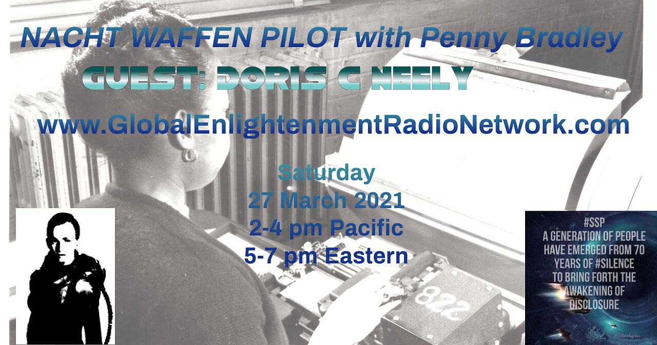 Nacht Waffen Pilot guest Doris Neely 27 March 2021