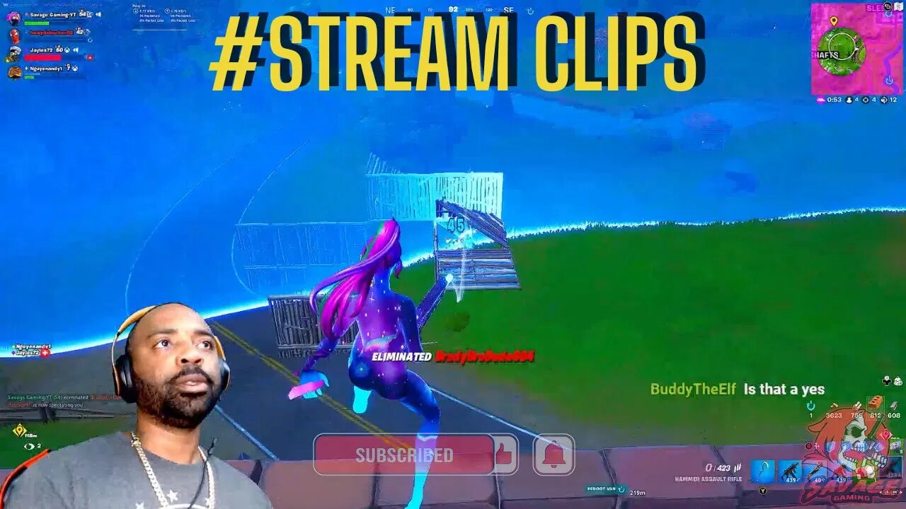 FORTNITE [LIVE] STREAM CLIPS