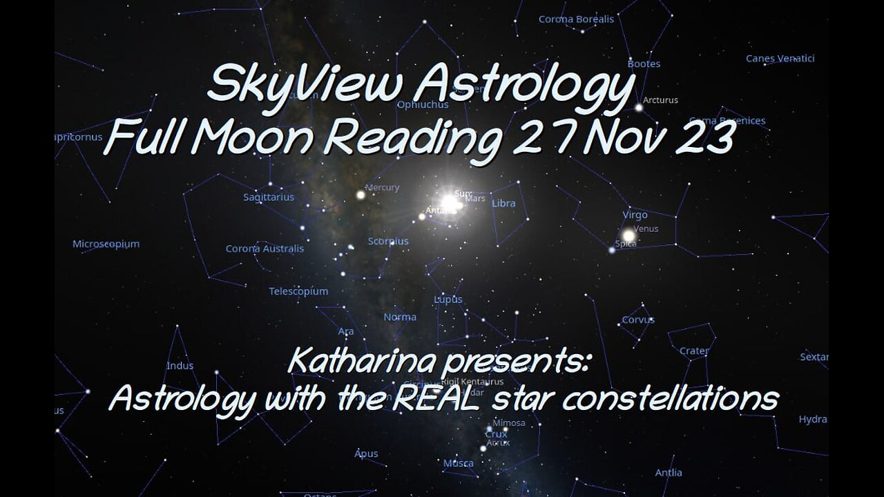 Full Moon Reading 27 November 23