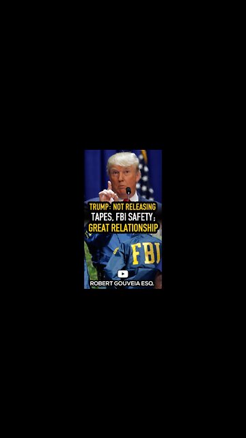 Trump is Not Releasing Tapes for FBI's SAFETY #shorts