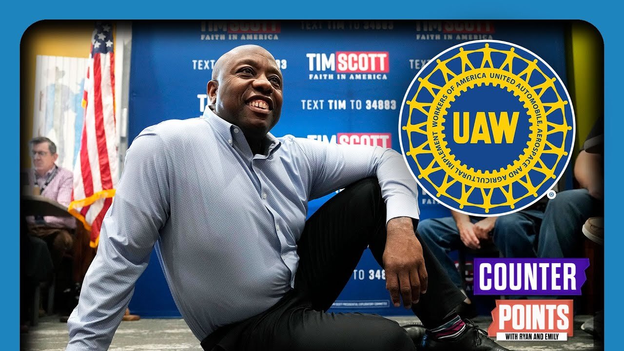 Tim Scott ATTACKS UAW "You Strike, You're FIRED" | Counter Points