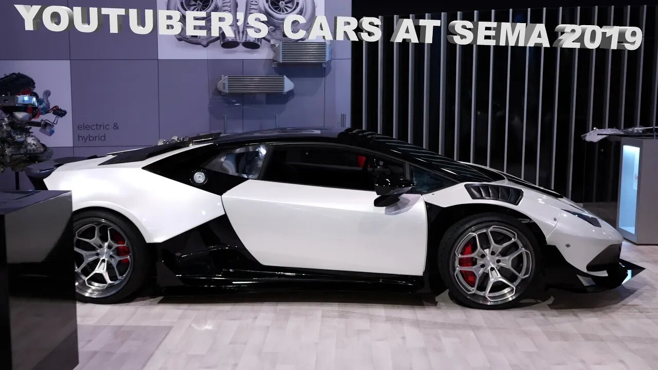 Youtube Vlogger & Celebrity Cars at SEMA 2019 Rob Dahm, B is for Build, TJ hunt, Stradman, Alex Choi