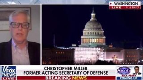 Chris Miller Himself Debunks Deep State LIE About Trump's Request For National Guard On January 6