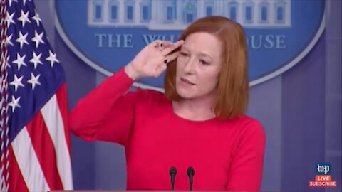 Jen Psaki gets snarky again today