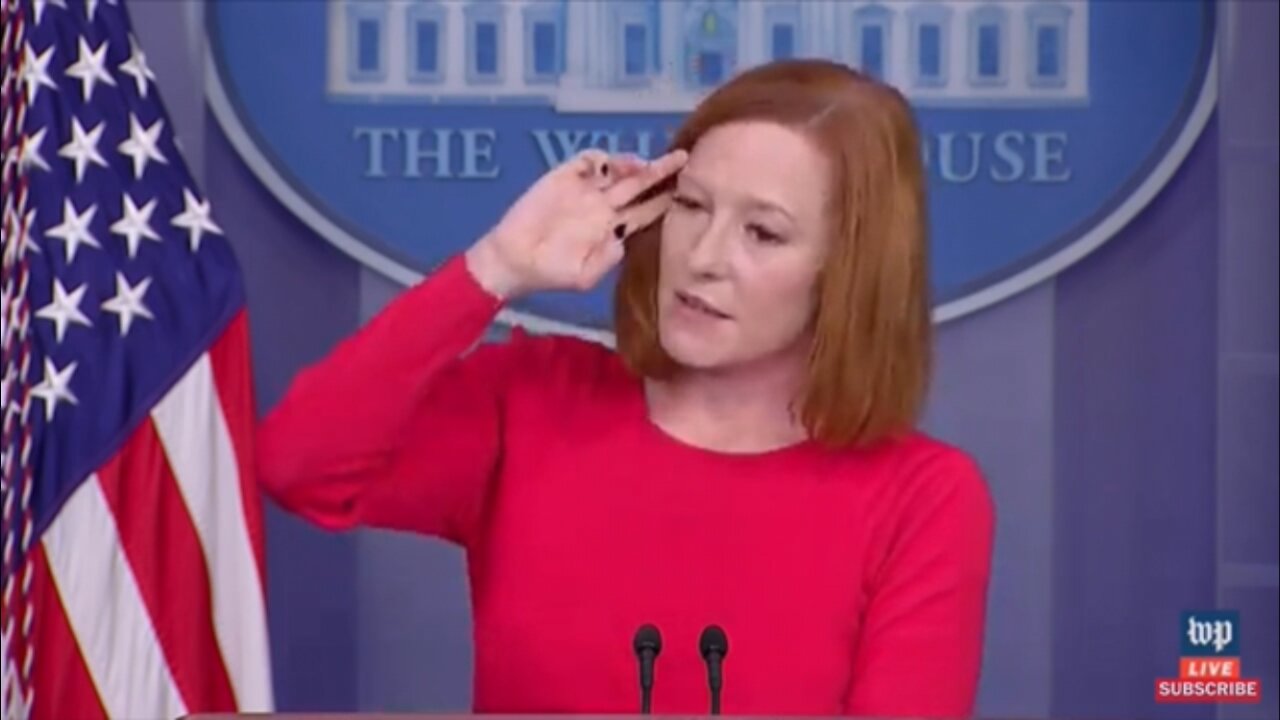 Jen Psaki gets snarky again today