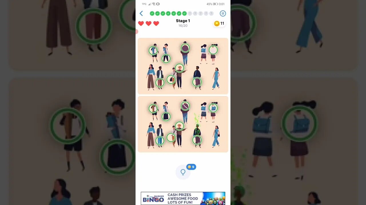 Differences - Stage 1 - Level 16 of 20