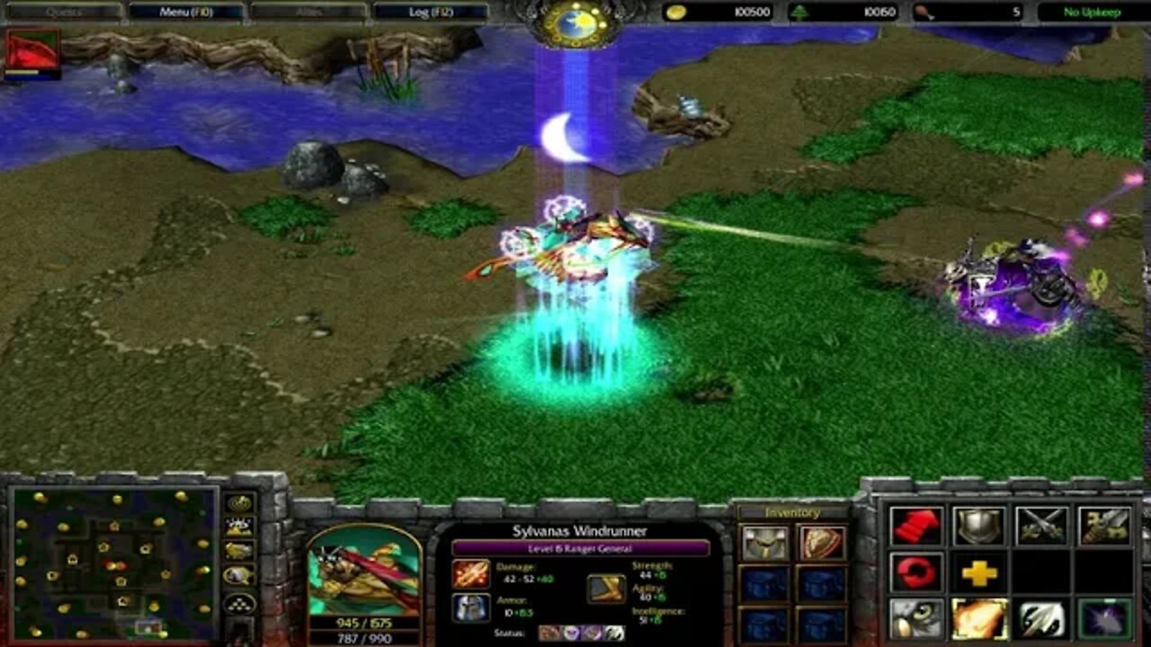 WC3 Classic: High Elf Ranger General on a Dragonhawk Mount