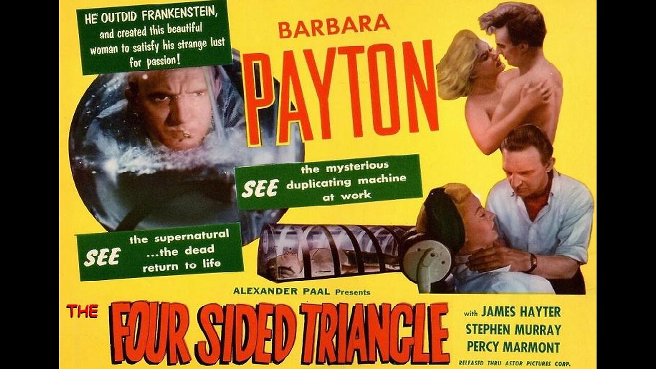 THE FOUR SIDED TRIANGLE 1953 Hammer's First Sci-Fi Film is also a Noir Melodrama FULL MOVIE in HD