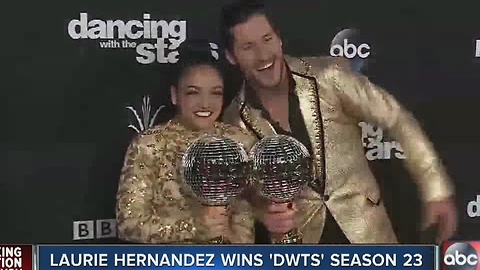 Laurie Hernandez wins Dancing With The Stars Season 23