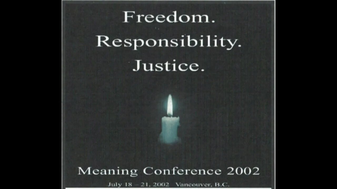 The Dilemma of Power and Responsibility | Dr. John Galvin | PS10 Meaning Conference 2002