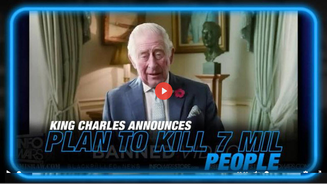 BREAKING: King Charles Announces Plan to Kill 7 Million People