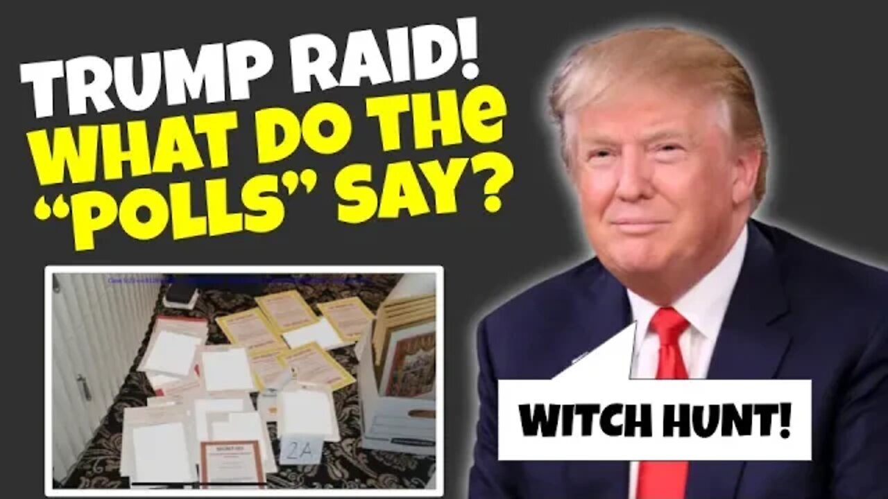 Polls Show How Americans View the Search on Former President Trump's Home.