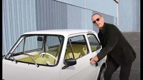 Tom Hanks Presenting His One of One 1974 Polski Fiat 126p