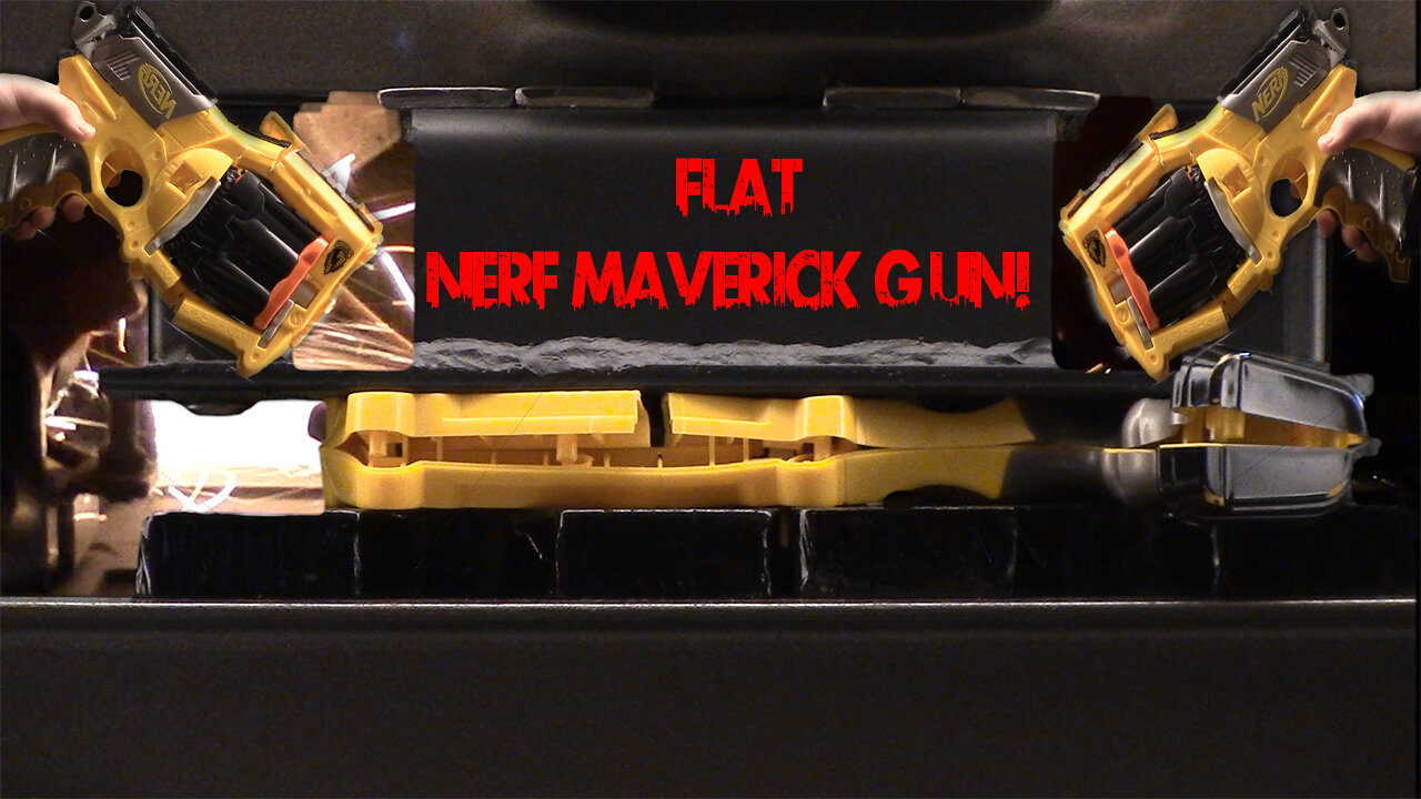 Flat Nerf Maverick Gun