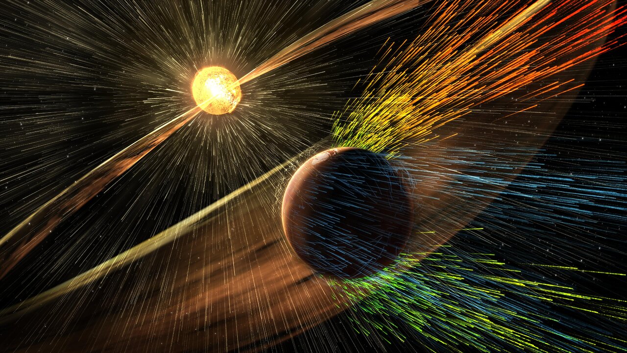 NASA Watches Mars Light Up During Epic Solar Storm