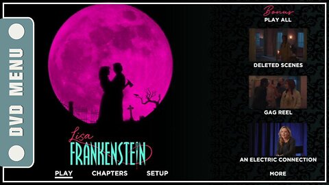 Lisa Frankenstein - DVD Menu