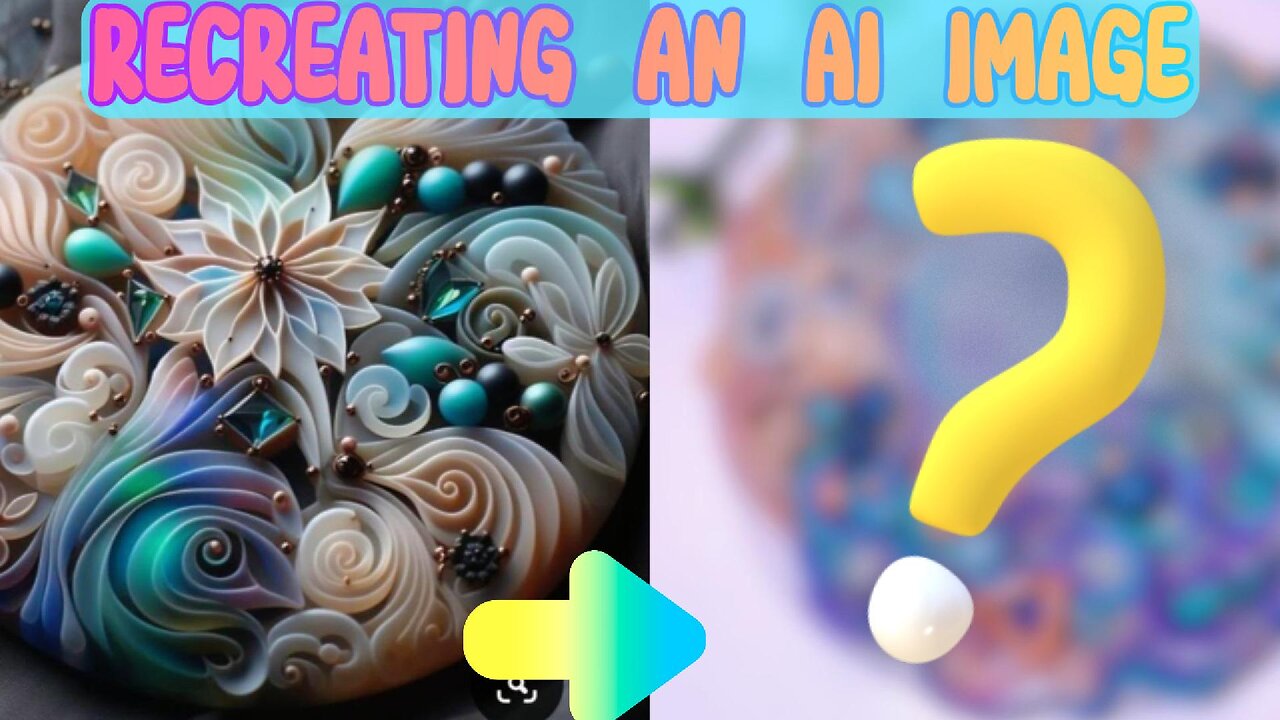 Recreating AI Art with Polymer Clay! Quilling Medallion