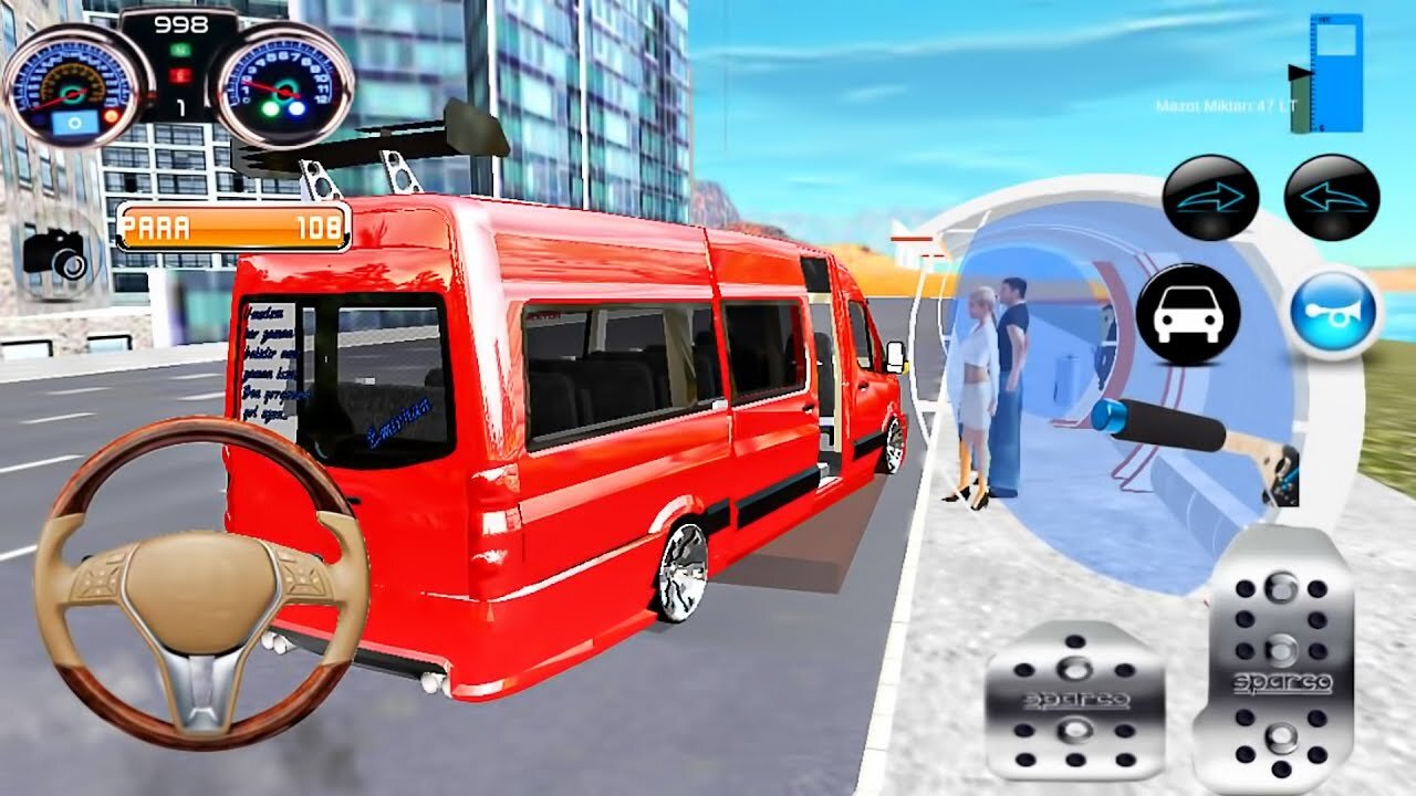 Minibus Sprinter Driver Simulator - Android GamePlay