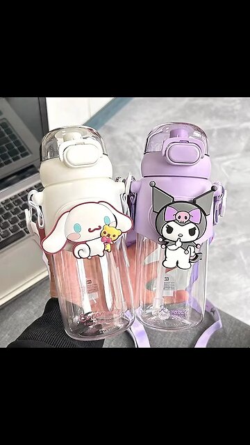 600ML Sanrio Cinnamoroll Plastic Sippy Cup