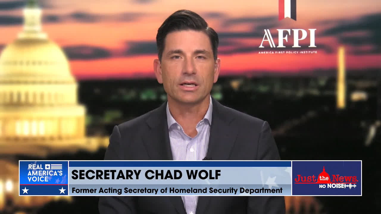 Chad Wolf: amnesty is the wrong way to handle a historic border crisis