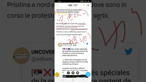 Alta tensione fra Kosovo e Serbia意大利语