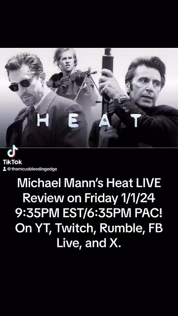 Livestream REVIEW of Heat! 3/1/24 LIVE on Rumble at 9:35PM EST/6:35PM PAC!