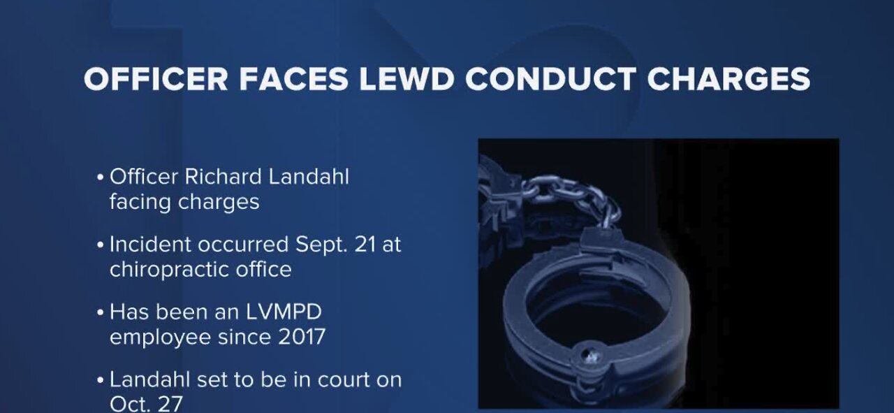 LVMPD: Officer allegedly committed open, gross lewdness during a treatment