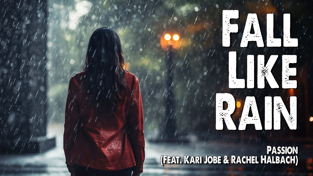 Fall Like Rain | Passion (Feat. Kari Jobe and Rachel Halbach) (Worship Lyric Video)