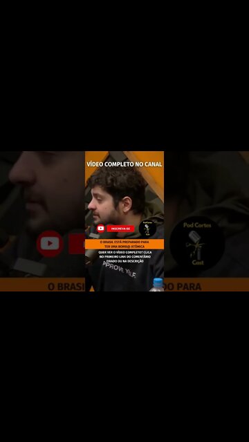 BOMB@ ATÔMICA NO BRASIL? #shorts #spacetoday #sergiosacani #monark