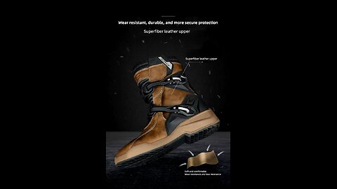 Handmade Moto Guard High Top Boots