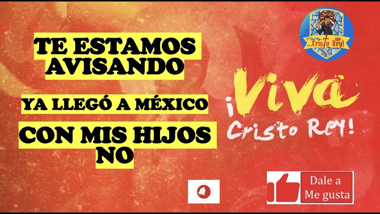 AVISO: LLEGÓ A MÉXICO #VivaCristoRey, #YqueVivaCristoRey #Aviso #Llego #Mexico #Escuela #Primaria