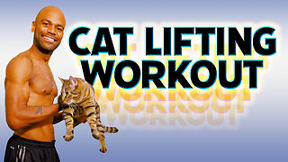 Cat Lifting Workout! 💪🏾😹