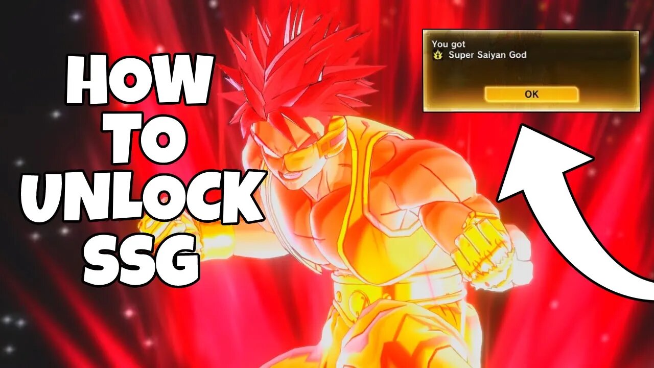 HOW TO UNLOCK FREE SUPER SAIYAN GOD (SSG) IN DRAGON BALL XENOVERSE 2