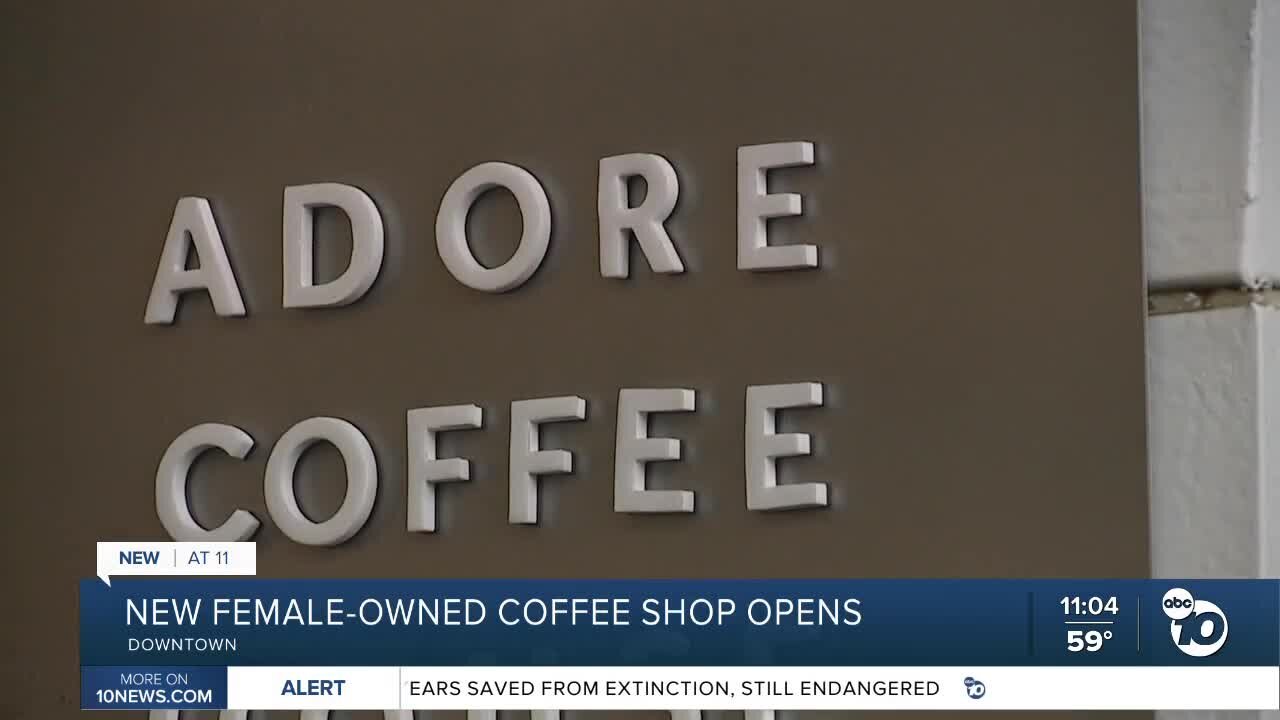 New chic, women-owned coffee shop downtown San Diego