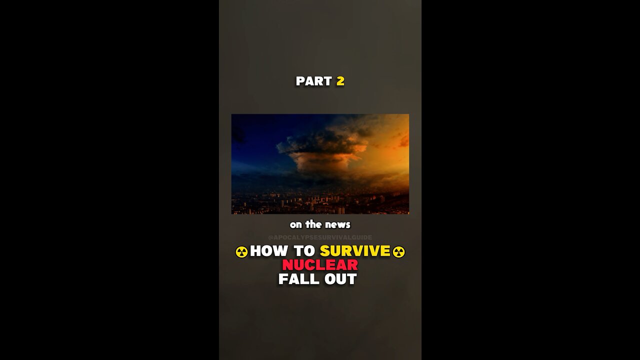 How To Survive Nuclear Fall Out? P2 ☣️