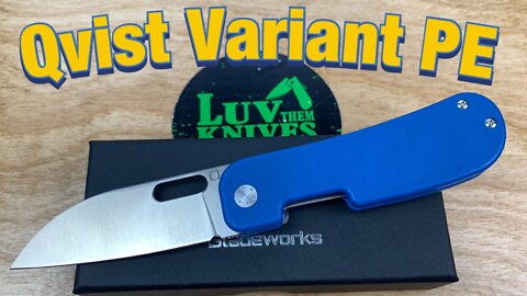 Qvist Bladeworks Variant PE / includes disassembly / way cool lightweight/fidget & budget friendly